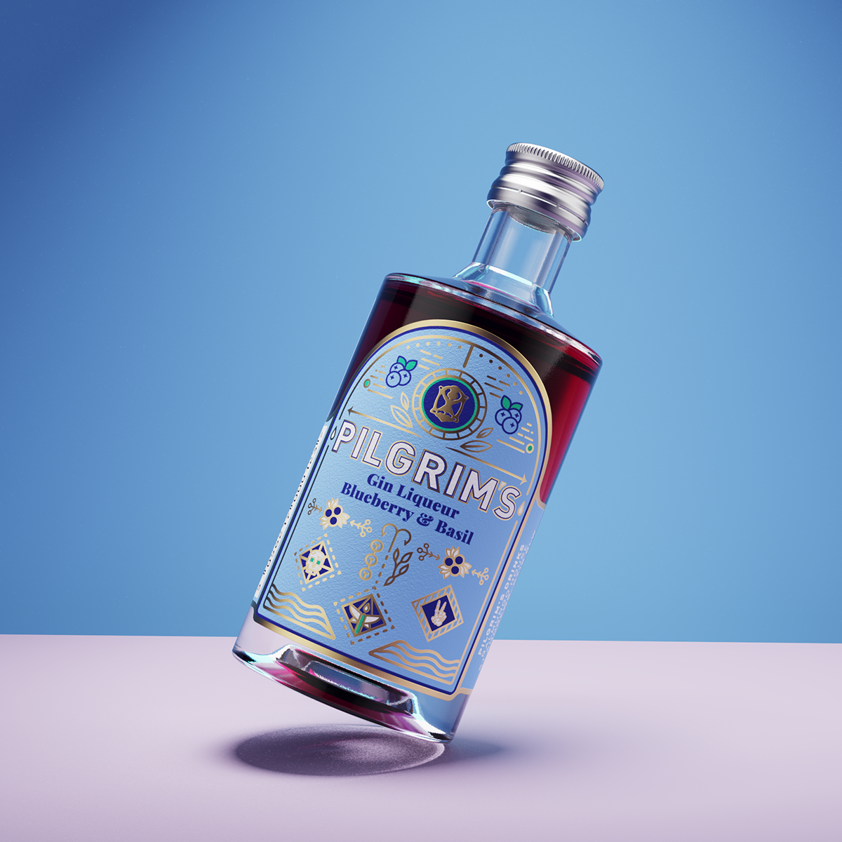 Pilgrim's Blueberry & Basil Liqueur